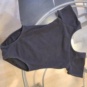 MONDOR One-piece body suit black Size 4-6